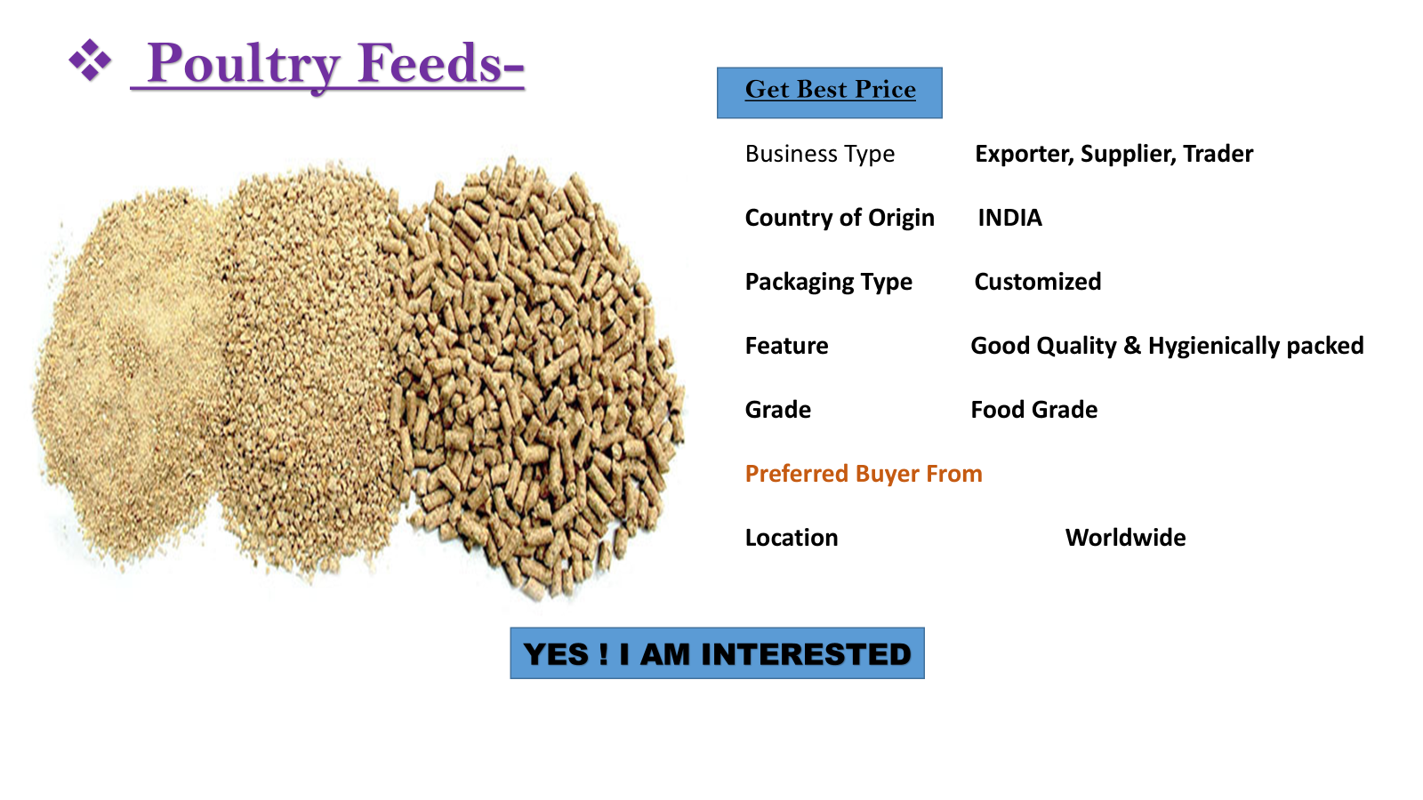 Poultry Feeds